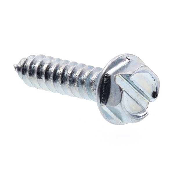 Prime-Line Sheet Metal Screw Self-Tap Hex Wash Head Sltd Dr No. 8 X 3/4in Zinc Plated Steel 50PK 9025172 - main